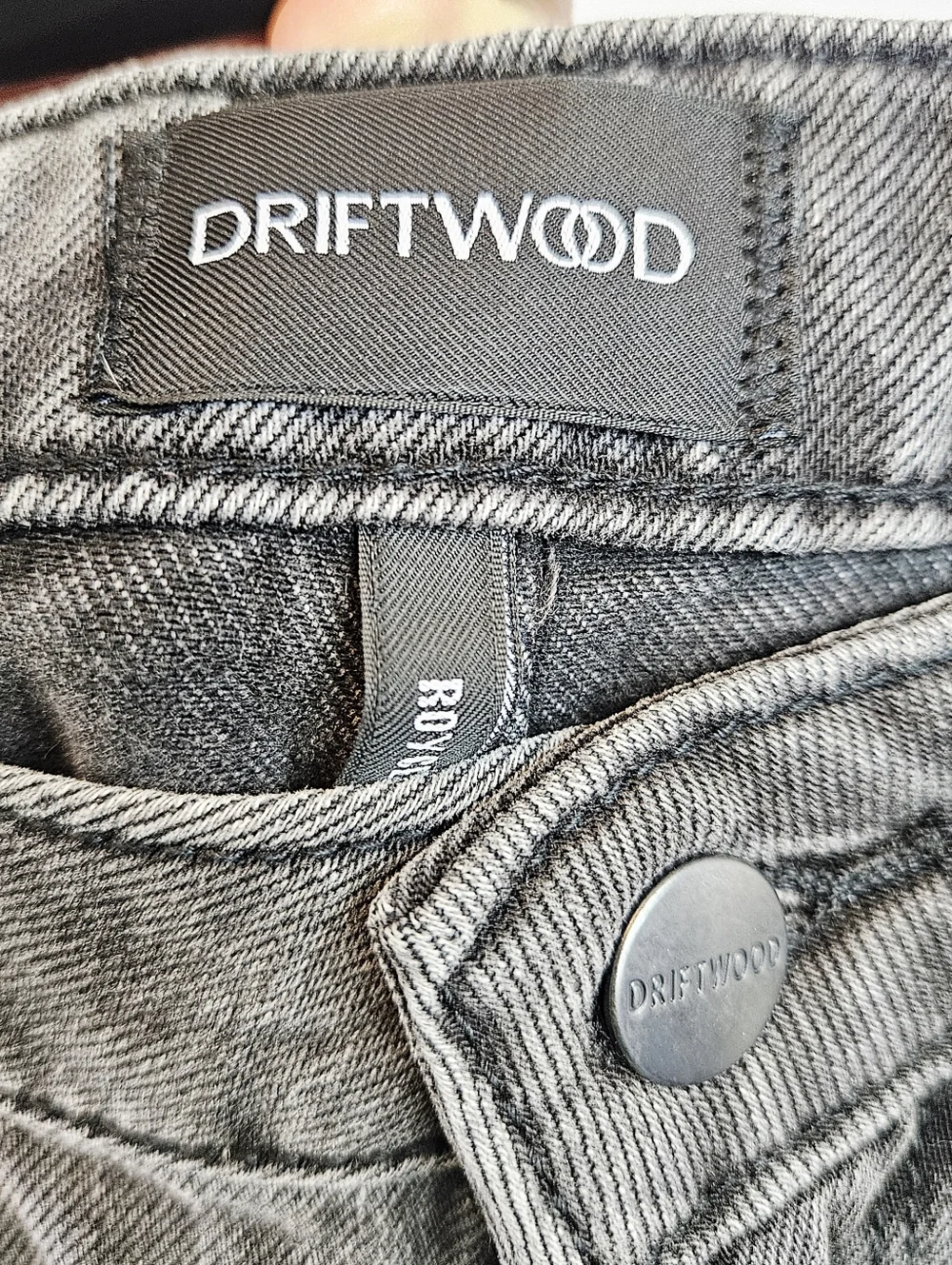 NWT Driftwood Royce Denim Patchwork Bow Straight Leg Jean - Picture 13 of 13